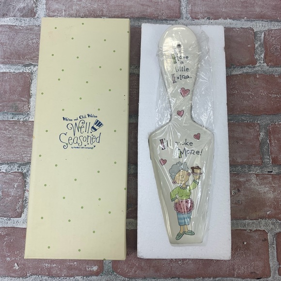 Pavilion Gift Company We’re Not Old We’re Well Seasoned 10” Ceramic Server Gift - Picture 3 of 5